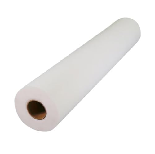 UWYTGF Hot Melt Film Adhesives,Tufting Back Cover Ironing Film in 23G/㎡,Hot-Pressed Film,Tufting Double-Sided Adhesive Lining,Non-Woven Fabric with DIY Carpet Base Cloth Bonding Wash,PA Film-1.12m*5m