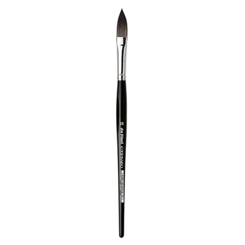 da Vinci Watercolor Series 898 Casaneo Paint Brush, Oval Pointed Wash New Wave Synthetics, Size 12
