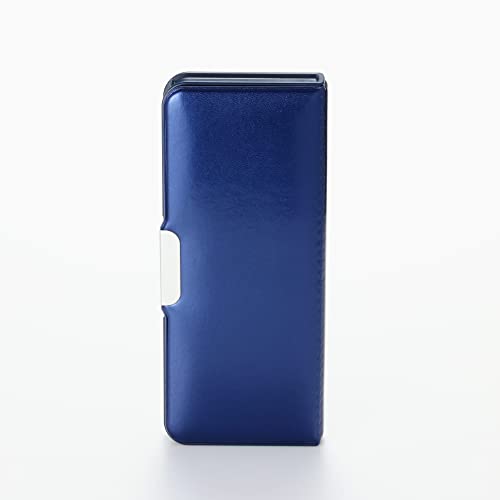 クツワ Kutsuwa CH203NB Pittington Pencil Case, 2-Door, Navy