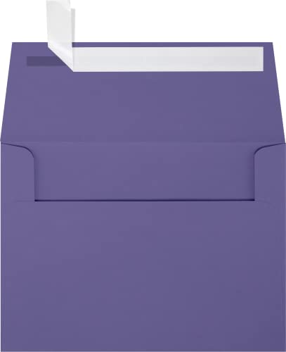 LUXPaper A6 Invitation Envelopes | Peel & Press | 4 3/4" x 6 1/2" | Wisteria Purple | 80lb. Text | 250 Qty
