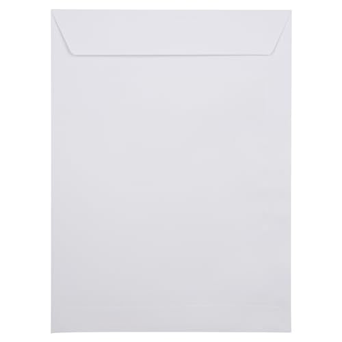 LUXPaper 9 x 12 Open End Window Envelopes | Bright White | 28lb. Text | 250 Qty
