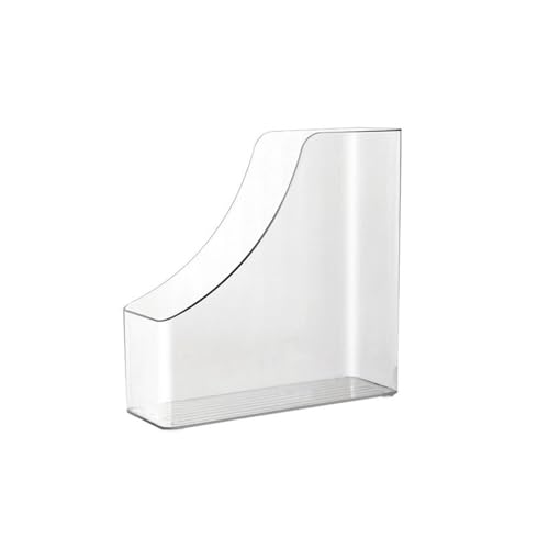 File Rack Magazine File Holder - Office Acrylic Desktop Document Folder Journals Organizer Racks Letter Trays