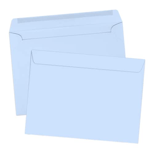 LUXPaper 9 x 12 Booklet Envelopes | Baby Blue | 80lb. Text | 500 Qty