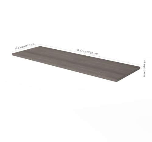 Bestar Desk Bridge, Bark Gray, I3 Plus, 60W