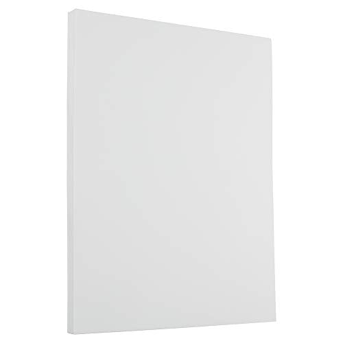JAM PAPER Strathmore 24lb Paper - 90 gsm - 8.5 x 11 - Bright White Laid - 500 Sheets/Ream