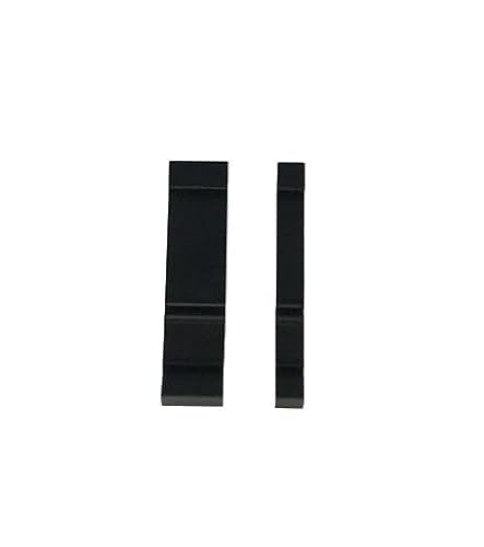WRS Devac Sash Stop Set, Black Aluminum, 2 Pieces