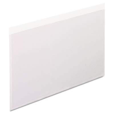 Pendaflex 99377 Self-Adhesive Pockets, 5 x 8, Clear Front/White Backing (Box of 100)