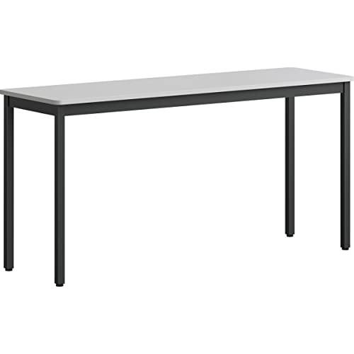 212 Main 60 x 18 in. Utility Table Gray