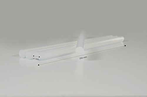Steinel Standard Glue Sticks - 11 mm x 250 mm, 1 kg of Hot Melt Glue - Hot Glue Gun Sticks Approx. 40 - Hot Melt Adhesive for Crafting & DIY