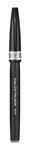 Pentel SESF30 °C NX Extra Fine Brush Tip, Set of 12 Grey