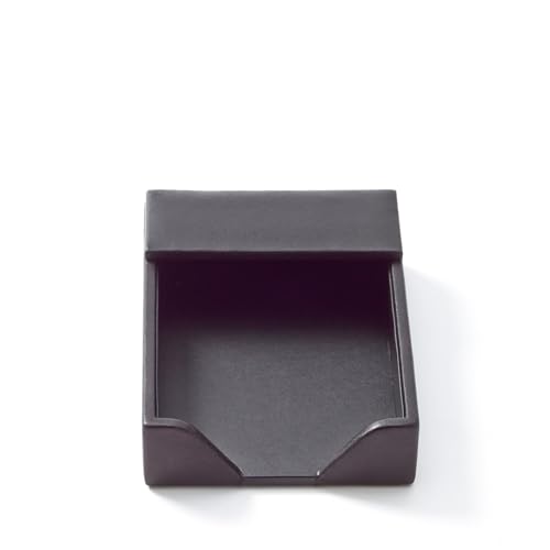 Leatherology Memo Pad Holder with 210 Sheet Note Pad - Black Onyx