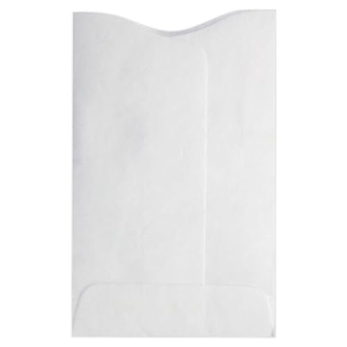 LUXPaper Tyvek Credit Card Sleeves | 2 1/4" x 3 1/2" | White | 14lb. Text | 1,000 Qty