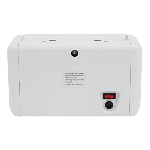 Money Counter Machine,Portable Rechargeable Bill Counter with UV MG Counterfeit Detection Supporting Multi Currency or Tickets Counting Machine, UV Detection with A Backpack Gift for Business Trip