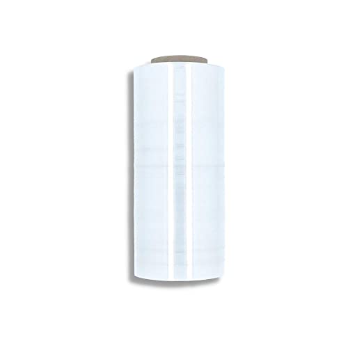PSBM 2 Rolls 19.7 Inch x 5000 Feet 63 Gauge Machine Stretch Film/Wrap, Heavy Duty Industrial Strength Clear Shrink Plastic Wrap for Moving, Packing, Shipping, Pallet Wrapping & Storage