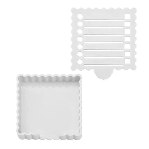 Xuanqiu 4pcs Note Organizer Portable Sticker Dispenser with Template Desktop Notepad Holder 3x3 Inch