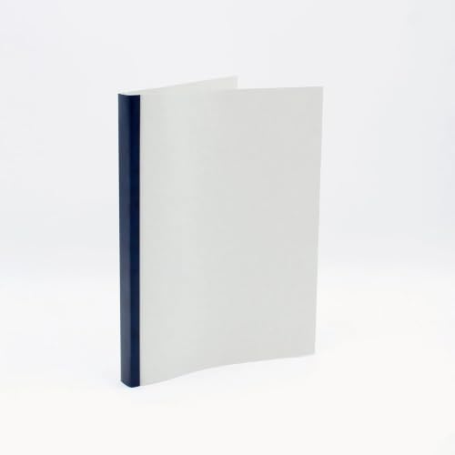 Custom Spine Covers for Thermal Binding – Binder Spine Only for 20–340 Sheets – Use with Any Thermal Binding Machine – Portrait & Landscape – Peleman (Navy, 40 Sheets Max - 100/Box)