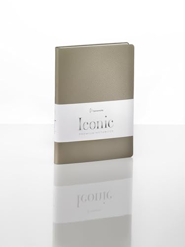 Hahnemuhle, FineNotes, Iconic Notebook, Taupe, A5, 192 Pages (18300101)