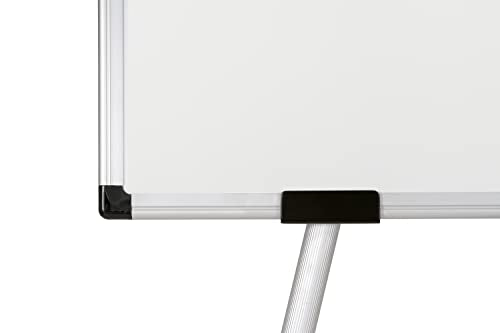 Bi-Office Earth Kyoto Flipchart Tripod Non Magnetic Easel, 70 x 100 cm (Euro Size), Dry Wipe Surface, Aluminium Frame