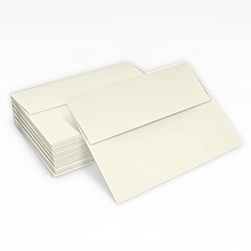 LUXPaper A2 Classic Crest Invitation Envelopes | 4 3/8" x 5 3/4" | Natural White | 70lb. Text | 1,000 Qty