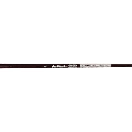 da Vinci Varnish & Priming Series 495 Grigio Fan Blender Brush, Rough Texture Multi-Fiber with Bordeaux Handle, Size 3