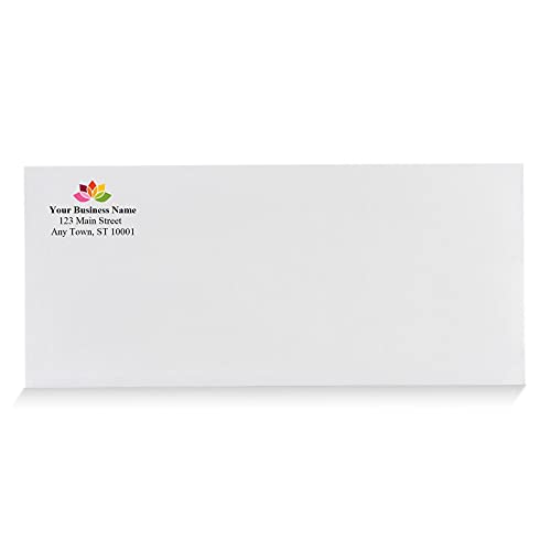 Aimoh 1000#9 Custom Printed Gummed Security Envelopes - Personalized with Logo and/or Return Address - Gummed Closure, 3-7/8 x 8-7/8 Inches, 1000 Count (7-30128-1000)