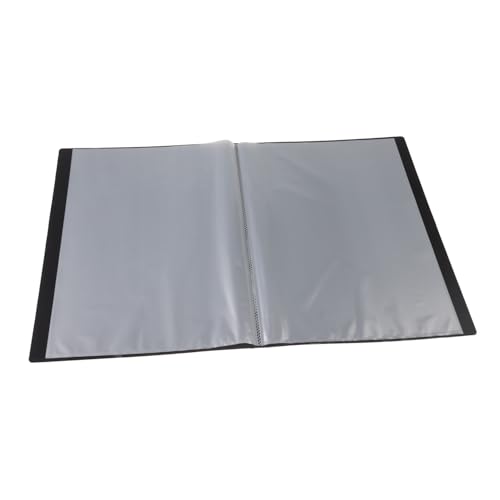 HF2 A3 Display Book Deluxe with 20 Pockets - Black