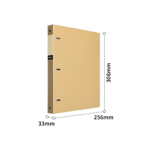 Filing Envelopes 5 Pcs A4 Perforated Loose-Leaf Binder PP Three-Hole Thickened File Folder Archive Information Organizer Booklet Plastic Folders