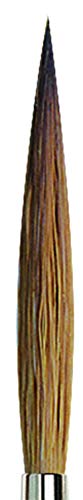 da Vinci Watercolor Series 1203k Maestro Paint Brush, Long Needle Liner/Rigger Kolinsky Red Sable, Size 12