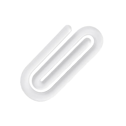 100Pcs Fun Acrylic Document Clips Pack for Adults Home Crafting Stationery Decorative Binders Paper