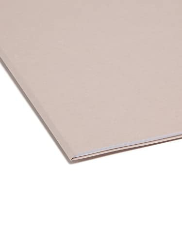 Smead File Folder, Reinforced 1/3-Cut Tab, Legal Size, Gray, 100 per Box (17334)