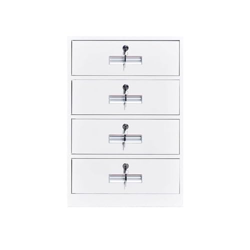 Cabinet File Cabinet Small Short Cabinet with Lockable Drawer Under Desk Activity Cabinet 4 Drawer Data Office Cabinet Small Bedside Cabinet Ga