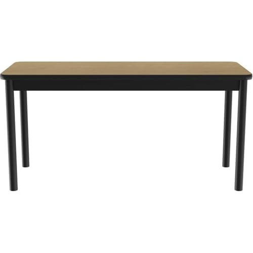 Correll 24" W x 60" D Deluxe High Pressure Lab Table in Fusion Maple