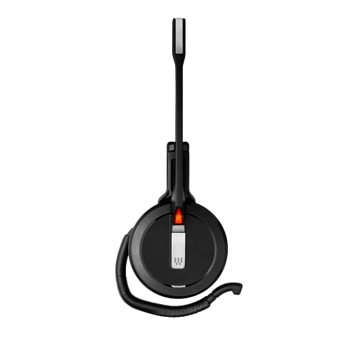 Sennheiser SDW 5013 (506580) - Wireless DECT Headset for PC/Softphone Connection Dual Microphone Ultra Noise Cancelling, Black