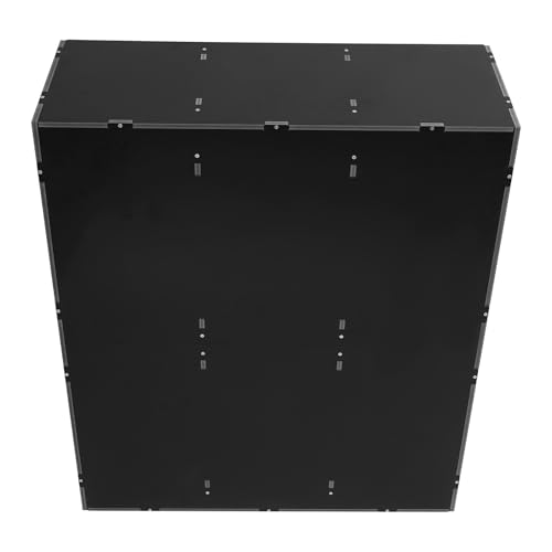 MhdunueSK Literature Organizer,Desktop File Sorter Mail Center,Paper Storage Cabinet with 48 Slots Compartments,Suitable for Home School Office (48 Slots Black)