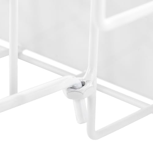 6 Tier Wire Book Display Rack Shelf, 18"L x 11"W x 17.5"H, 44Lbs Capacity