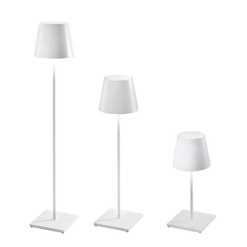 Zafferano, Poldina XXL, Rechargeable Cordless Floor Lamp, White