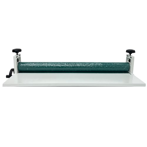 INTSUPERMAI Manual Cold Roll Laminator Machine Desktop Cold Laminating Machine with Foldable Working Table and Manual Pressure Adjustment for Photo Vinyl Film Laminating (750mm/29.53in)