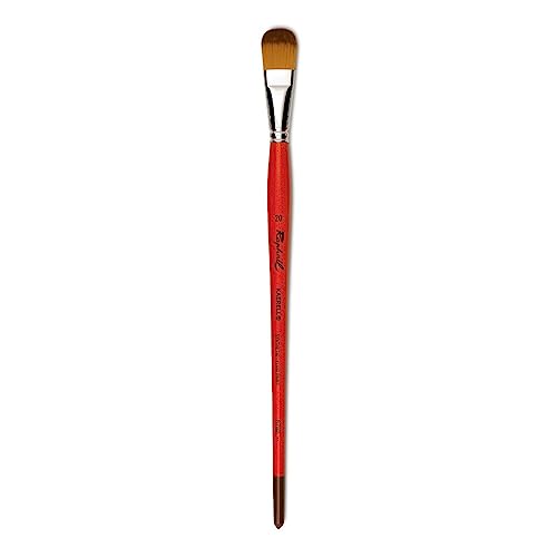Raphael Kaerell Long Handle Oil & Acrylic Brush, Filbert, 20, Synthetic