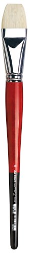 da Vinci Hog Bristle Series 5123 Maestro 2 Artist Paint Brush, Bright Medium-Length with Red Handle, Size 20 (5123-20)