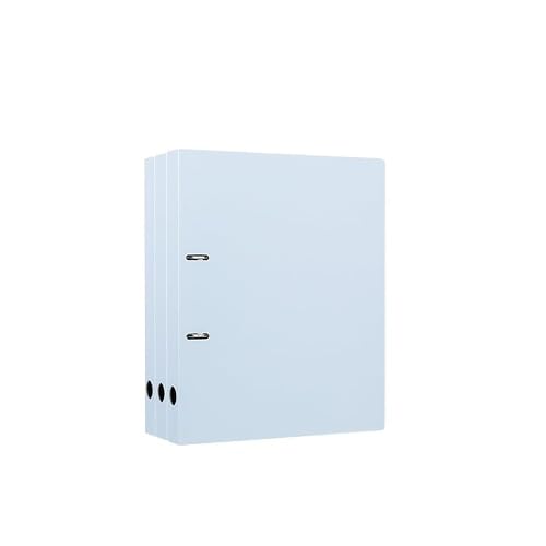 Filing Envelopes 3 Pcs A4 Perforated Folder PP Two-Hole Loose-Leaf Folder Information File Organizer for School, Office Plastic Folders