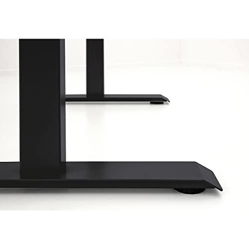 Kerkmann Move.1 Desk | Electric Height Adjustable | Anthracite Frame | H x W x D 740-1230 x 1200 x 800 mm | Graphite | Seat and Standing Table Office Table Work Table