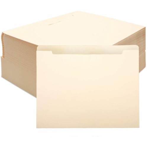 File Pocket,Straight Cut Tab,Flat,50 Cap.,Letter,100/BX,MLA, Sold as 1 Box