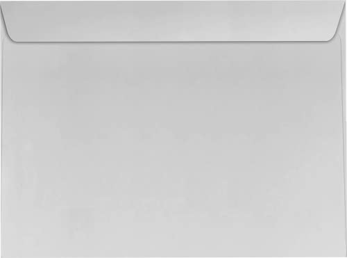 LUXPaper 9 x 12 Booklet Envelopes | Gray Kraft | 28lb. Text | 500 Qty
