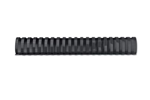 GBC CombBind Binding Combs, 45 mm, 390 Sheet Capacity, A4, 21 Ring, Black, Pack of 50, 4028186