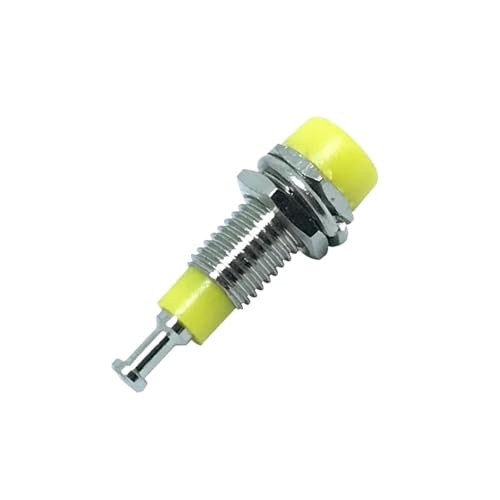 SKHDZSWD 10/50/100PCS 2mm Binding Post With Nut(Yellow 10Pcs,100PCS)