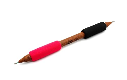 The Original DiamondCore Tools L3 Diamond Sgraffito Stylus Tool, Small & Large Football Tip Pottery Carving Tool for Clay Sgraffito, Ceramic Detail Work, and Cleanup