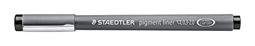 Staedtler Pigment Liner, Fineliner Pen for Drawing, Drafting, Journaling, 2mm, Black, 308 C2-9