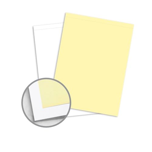 Limited Papers (TM), Carbonless Sheets, Superior, Pre Collated, Multi part, Bond Finish. (2 Part Straight, 8.5 x 11, White/Canary (5914), 5 Reams)
