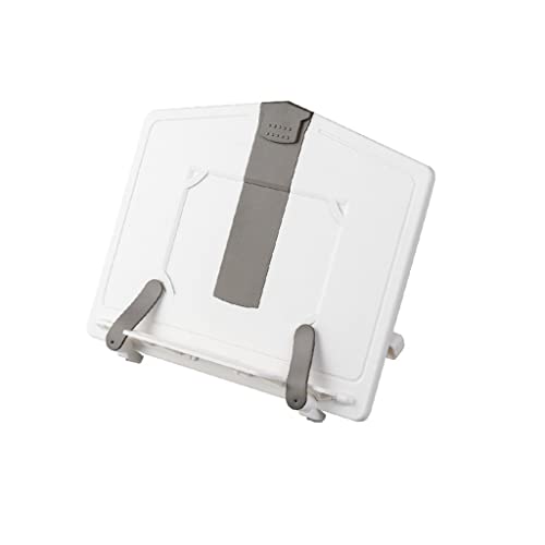 ASWRTYJO Portable Plastic Reading Book Holder Can Clip Document Shelf Bookstand Music Score Recipe Stand(D)