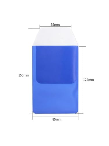 Gonehyu 6 PCS Colorful PVC Pocket Protector Leak-Proof Pen Pouch for Doctors Nurses Office